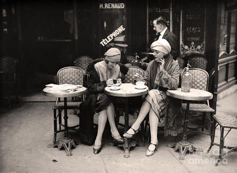 vintage bandw three friends at a paris cafe - Vintage Photos of Paris Cafes in the 1930s That Reveal the City's .